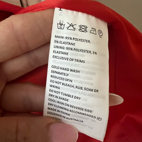 Bardot Sherbert Bomb Midi Dress red pink - Picture 6 of 10